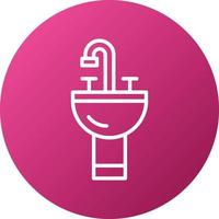 Sink Icon Style vector