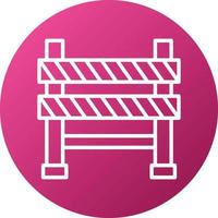 Barrier Icon Style vector