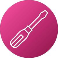 Screwdriver Icon Style vector