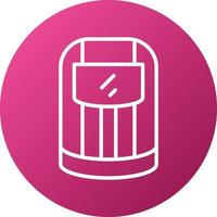 Welding Helmet Icon Style vector