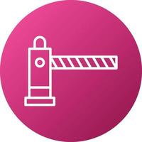 Road Barrier Icon Style vector