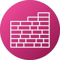 Brick Icon Style vector