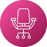 Office Chair Icon Style vector