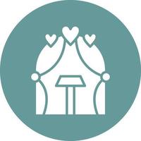 Wedding Arch Icon Style vector