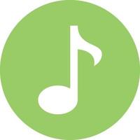 Musical Note Icon Style vector