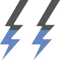 Thunder Icon Style vector