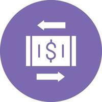 Money Transfer Icon Style vector