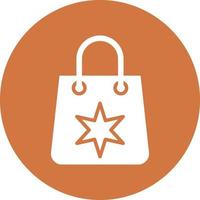 Shopping Bags Icon Style vector