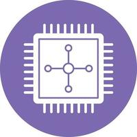Cpu Icon Style vector