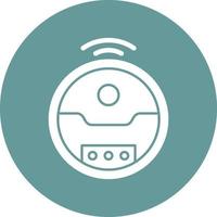 Robotic Vaccum Icon Style vector