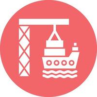 Port Icon Style vector