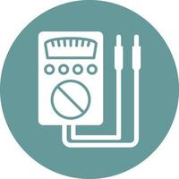 Voltmeter Icon Style vector