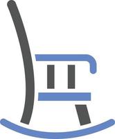 Rocking Chair Icon Style vector