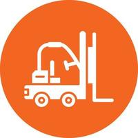 Forklift Icon Style vector