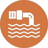 Waste Water Icon Style vector