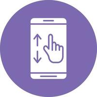 Scrolling Icon Style vector