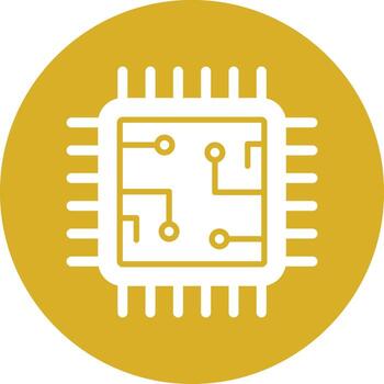 Processor Icon Style vector