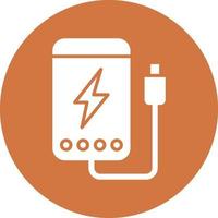 Power Bank Icon Style vector