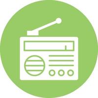 estilo de icono de radio vector