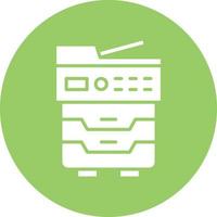 Copy Machine Icon Style vector