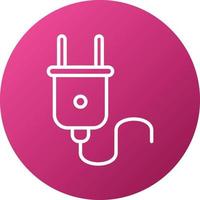 Power Plug Icon Style vector