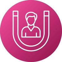 User Engagement Icon Style vector