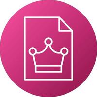 Premium Content Icon Style vector