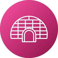 Igloo Icon Style vector