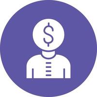 Financial Advisor Icon Style vector