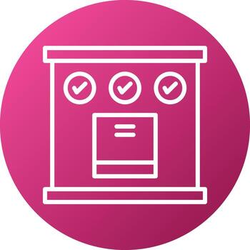 estilo de icono de proyecto completo vector