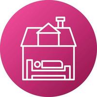 Accommodation Icon Style vector