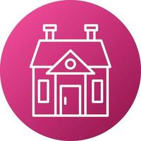 Mansion Icon Style vector