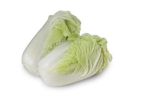 Fresh Chinese cabbage isolated on with background with clipping path. photo