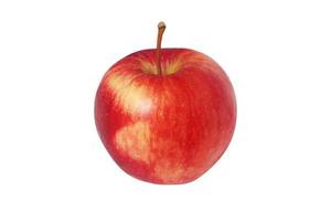 Red Apple isolated on white background with clipping path. photo