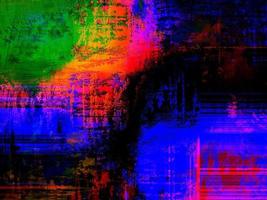 Abstract volumetric background with a spectacular combination of red, blue, yellow and green