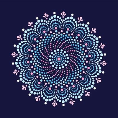 Dot Mandala Vector Art, Icons, and Graphics for Free Download