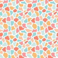 Vector seamless pattern of multicolored spots. Colorful children's print. Highlighter hand-drawn background