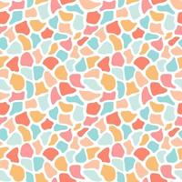 Vector seamless pattern of multicolored spots. Colorful children's print. Highlighter hand-drawn background