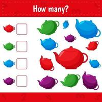How many teapots are there vector