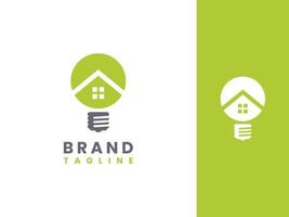 smart home logo design template, home idea logo vector