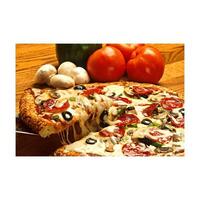 Pizza, freshly baked, fresh out of the oven. italian food, photo