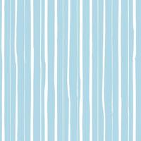 Pinstripes seamless repeat vector pattern. Free hand drawn uneven streaks, bars, lines. White vertical stripes isolated on blue background. Texture for ceramic tile wallpapers, pattern fills, web