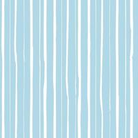 Pinstripes seamless repeat vector pattern. Free hand drawn uneven streaks, bars, lines. White vertical stripes isolated on blue background. Texture for ceramic tile wallpapers, pattern fills, web