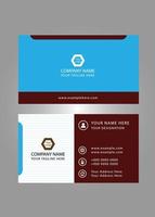 Modern Business card design vector