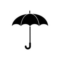 simple umbrella icon vector isolated