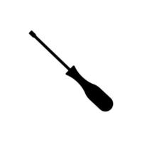 screwdriver icon vector. a carpentry tool for repairing an object vector