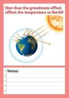 Science Experiment Log Worksheet vector