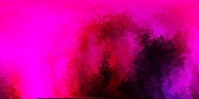 Dark pink vector abstract triangle pattern.