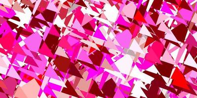 Light pink vector pattern with polygonal shapes.