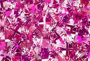 Dark Pink vector background with polygonal forms.